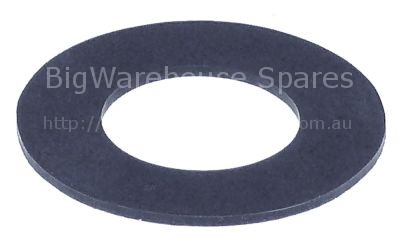 Flat gasket rubber ED ø 57mm ID ø 30mm thickness 2mm Qty 1 pcs
