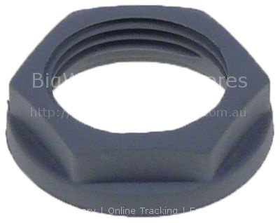 Nut thread 3/4" H 10mm WS 30 plastic Qty 1 pcs