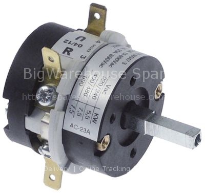 Rotary switch 2 0-1 sets of contacts 2 type CS20-00063 690V 25A