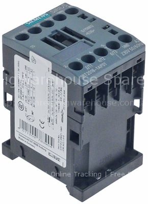 Power contactor resistive load 22A 230VAC (AC3/400V) 4kW main co