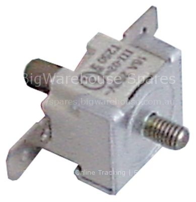 Bi-metal safety thermostat switch-off temp. 200°C 1NC 1-pole 16A