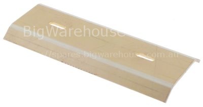 Protection L 230mm W 95mm H 16mm hole ø 25x7mm thickness 4mm
