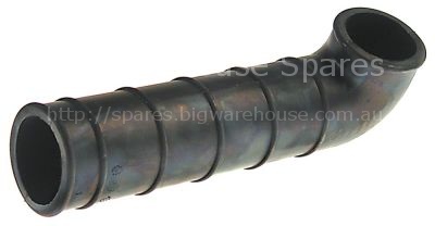 Formed hose L 340mm warewashing L-shape equiv. no. 80186 ID ø 60