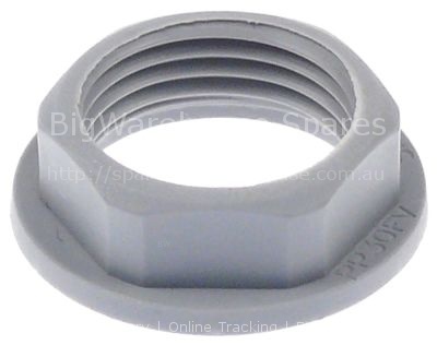 Nut for wash arm ED ø 35mm thickness 11mm plastic