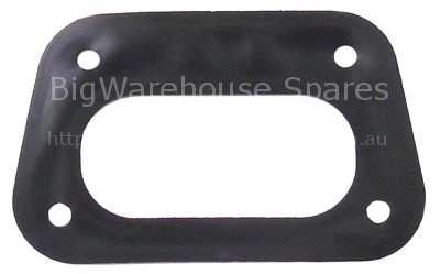 Gasket for wash arm support L 109mm W 68mm