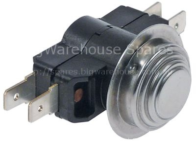 Bi-metal thermostat switch-off temp. 6657C NCNO 2-pole 16A co