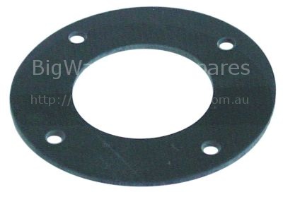 Gasket D1 ø 82,5mm D2 ø 44mm thickness 2,5mm with 4 screw holes