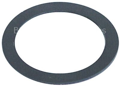 Flat gasket rubber ED ø 72mm ID ø 57mm thickness 2mm Qty 1 pcs