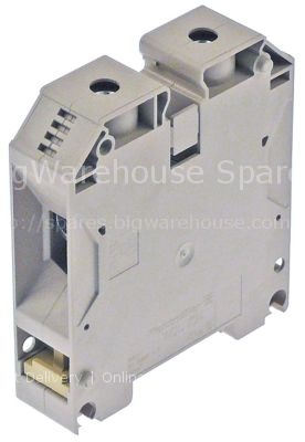 Rail-mounted terminal 70mm² for DIN rail 35mm grey 1-pole