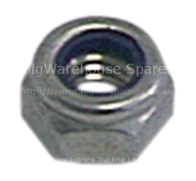 Hexagonal nut thread M6 H 6mm SS WS 10 Qty 20 pcs DIN/ISO DIN 98
