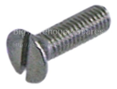 Countersunk screw thread M4 L 14mm SS DIN 963/ISO 2009 Qty 20 pc