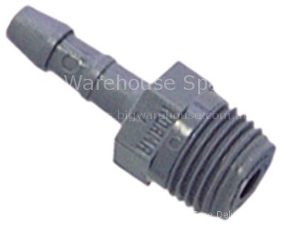 Hose connector plastic straight thread M10x1 hose ø 6mm Qty 1 pc