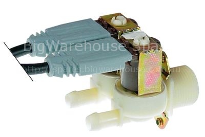 Solenoid valve double 230VAC inlet 3/4" outlet 11,5mm DN10 EATON