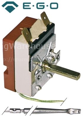 Thermostat t.max. 300°C temperature range 60-300°C 1-pole 1NO 16