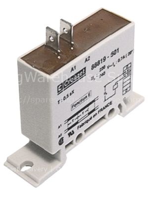 Time relay CROUZET 00870507 time range 0.5s 230VAC 0,7A connecti