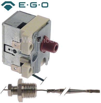 Safety thermostat switch-off temp. 360°C 1-pole 16A probe ø 4mm