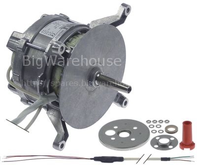Fan motor 380-415V 3 phase 50Hz 0.08/0.45kW 700/1400rpm speeds 2