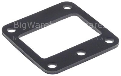 Gasket L 81mm W 81mm hole distance 65mm thickness 4mm for heatin