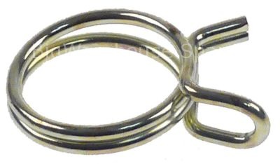 Hose clamp ø 30mm wire gauge ø 2,7mm chrome-plated steel Qty 1 p