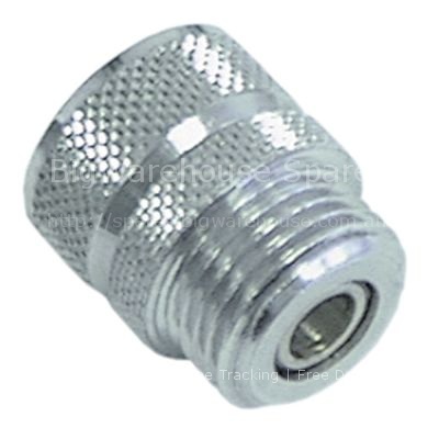 Screw connection T1: 1/2" T2: 1/2" for spray gun rotary