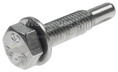 Hexagonal screw thread M5x23 thread L 16mm A2-70 WS 8 Qty 5 pcs