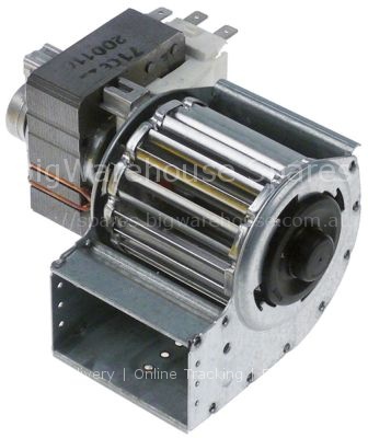 Cross flow fan roller ø 60mm roller length 60mm motor position l