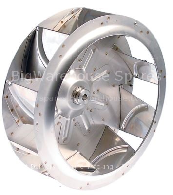 Fan wheel D1 ø 340mm H1 95mm blades 9 D2 ø 13mm D3 ø 16mm H2 37m