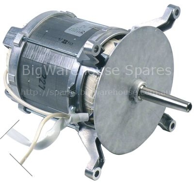Fan motor 220-240V 3 phase 50Hz 1kW 1400rpm speeds 1 L1 220mm L2