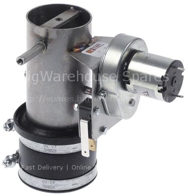 Ventilation valve for combi-steamer  L 137mm bore ø 47mm W 122mm