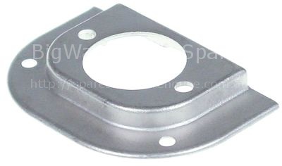Cover for door latch L 97mm W 10,5mm mounting distance 71mm H 65