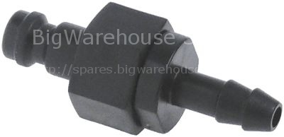 Coupling bush for cleaning system