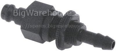 Coupling bush for cleaning system
