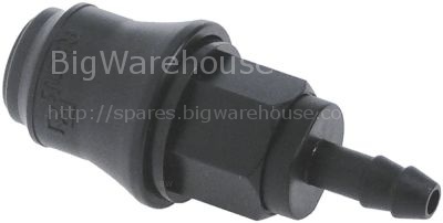 Coupling bush for cleaning system
