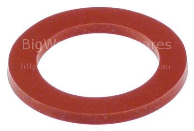 Gasket rubber ED ø 57mm ID ø 39mm thickness 4mm for combi-steame