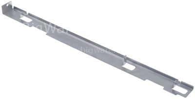 Mounting plate L 425mm W 31mm H 20mm SS for control panel