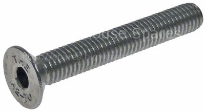 Countersunk screw thread M5 L 35mm WS 3 SS Qty 10 pcs intake hex