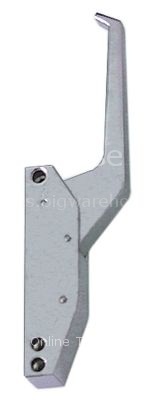 Handle latch L 155mm mounting distance 124/138mm non lockable re