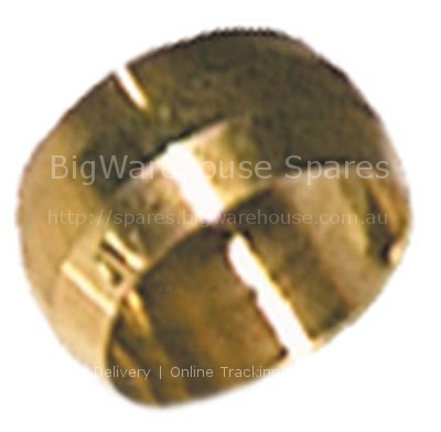 Olive for pipe ø 12mm L 9,5mm brass Qty 1 pcs suitable for unive