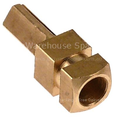 Gas tap spindle shaft ø 8x6.5mm shaft L 23/16mm suitable for EUR