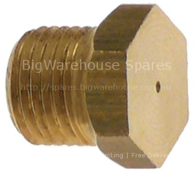 Gas injector thread M10x1 WS 12 bore ø 1,1mm