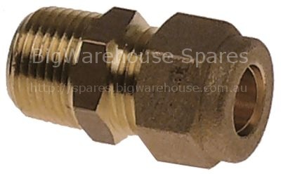 Screw connection T1: 3/8" T2: M16x1.5 tube ø 10mm