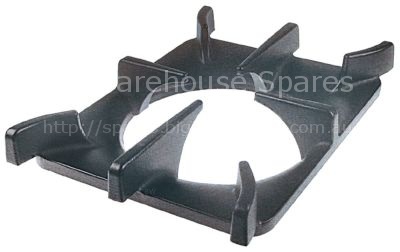 Pan support W 272mm L 395mm H 65mm