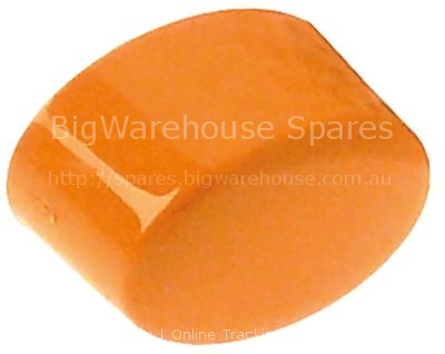 Push button mounting measurements 11x15.8mm orange for