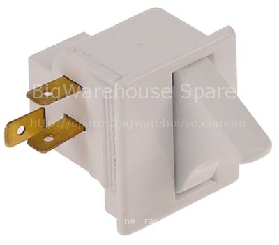 Microswitch with push button 250 V 2,5 A 1CO connection male fas