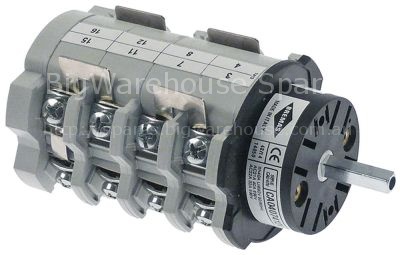 Rotary switch sets of contacts 8 3 1-0-2 type CA0407412V 600V 40