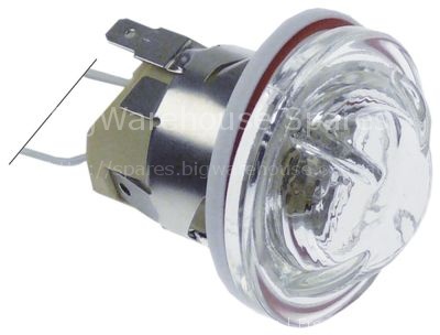 Oven lamp mounting ø 35,5mm 230V 40W socket G9 cable length 100m