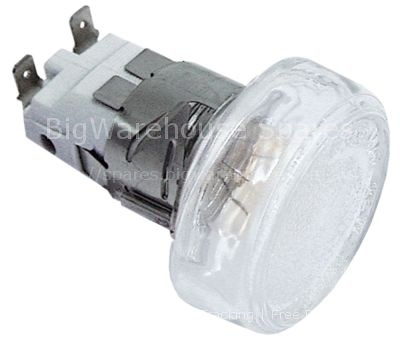 Oven lamp mounting ø 35,5mm 230V 25W socket E14 temp.-resist. 30
