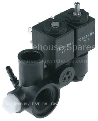 Solenoid valve assembly thread 1/2" hose ø 21mm 24V coil type VA