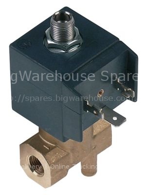 Solenoid valve 3-ways 24 VAC inlet 1/8" outlet 1/8"mm L 35mm bod