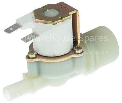 Solenoid valve single straight 230VAC inlet 3/4" outlet 10mm DN1